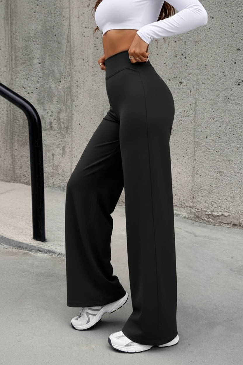 Wide-Leg Pants - Side View